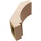 Ekena Millwork 5-inch W x 10-inch D x 10-inch H Imperial Rough Cedar Woodgrain TimberThane Knee Brace, Primed BRCUR05X10X10IMPRCPR - alternate 6